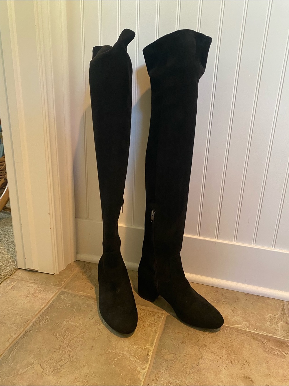 Ash Over-the-Knee Block Heel Boots 38 - Picture 4 of 11